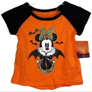 NWT Disney Minnie Mouse Vampire Bat Tee 12 Months